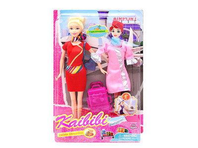 Лялька-стюардеса з сукнею та аксесуарами Kabibibi BLD127