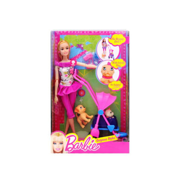 Лялька Барбі з візком 703А Лялька Барбі з візком 703А