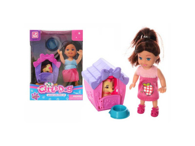 Лялька з песиком K899-20