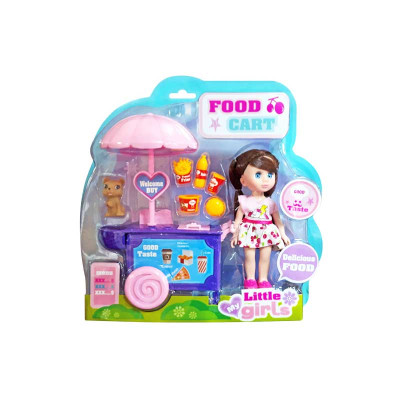 Лялька "Mini doll" "Street Food" на блістері 63022