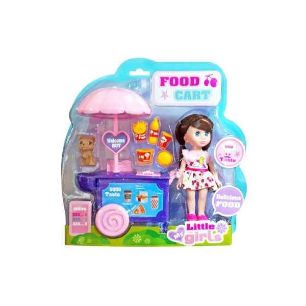 Лялька "Mini doll" "Street Food" на блістері 63022