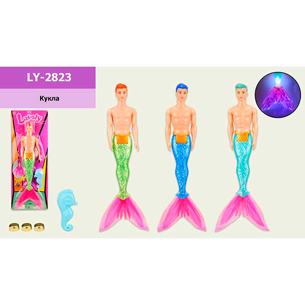Лялька типу "Барбі" з світло 3 види LY-2823
