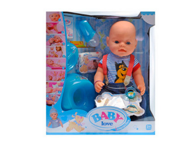 Пупс функціональний пє з пляшечки ходить на горщик BL034D