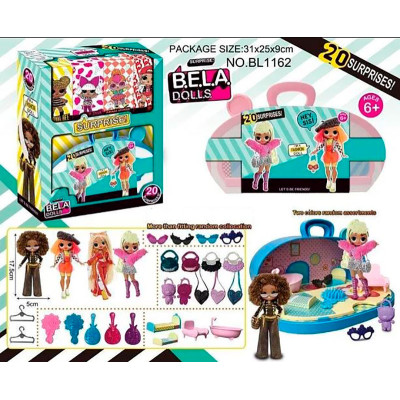 Ігровий набір "Лялька Bela Dolls" (валіза з меблі BL1162