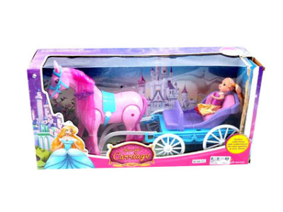 Карета з конем і лялечкою 686-712