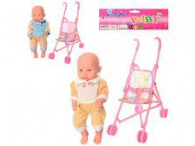 Пупс My Baby Прогулянка в колясці ST101-1