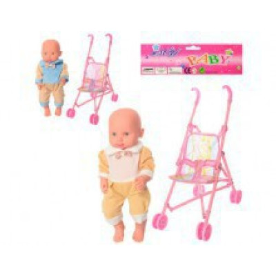 Пупс My Baby Прогулянка в колясці ST101-1