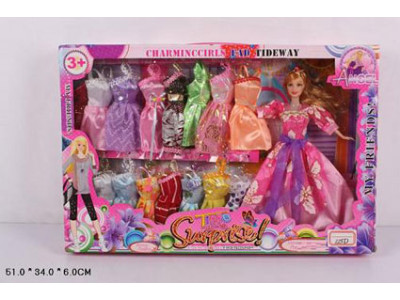 Лялька Барбі з набором одягу 225D