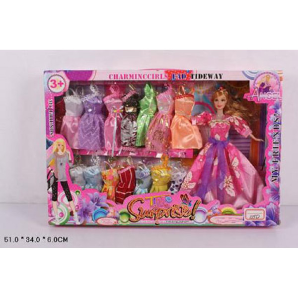 Лялька Барбі з набором одягу 225D