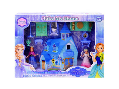 Замок FROZEN з музично-світловим ефектом SG-29007