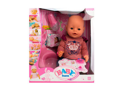 Пупс функціональний з аксесуарами (п'є з пляшечки ходить на горщик) BL010C Пупс функціональний з аксесуарами (п'є з пляшечки ходить на горщик) BL010C