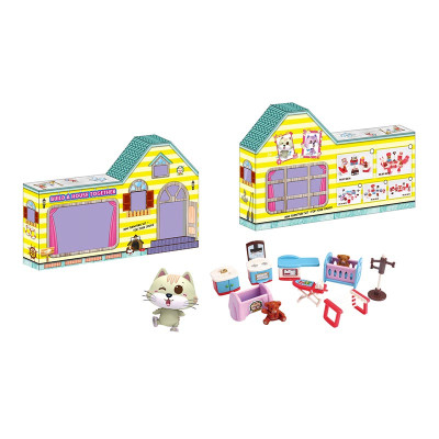 Ігровий набір кімната для ляльок іграшкова з меблями HY-067C