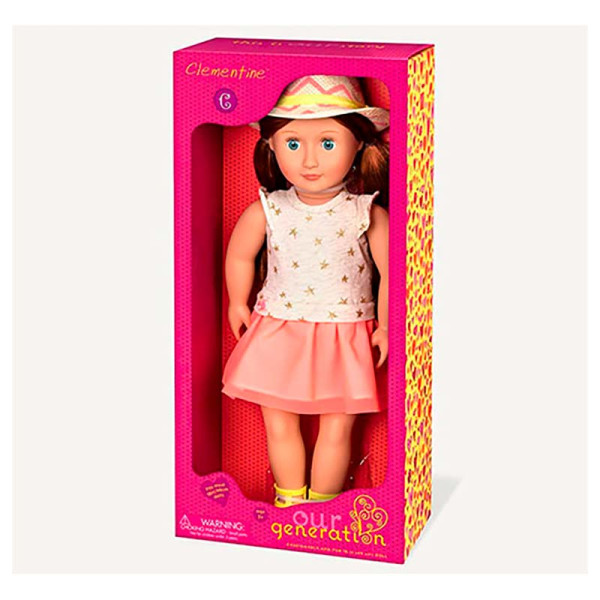 Лялька Our Generation Клементин у сукні та капелюшку 46 см BD31138Z