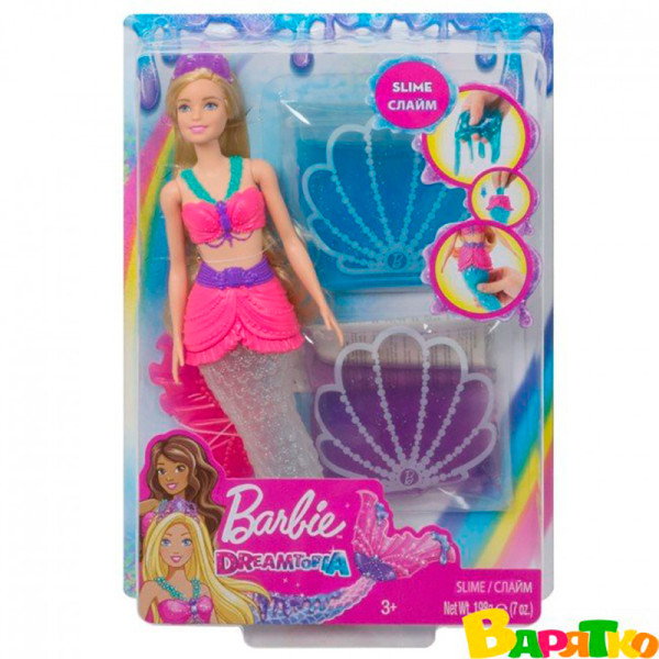 Русалка "Неймовірні кольори" серії Дрімтопія Barbie GKT75