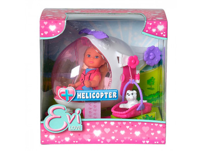 Ляльковий набір Еві "Рятівний гелікоптер" з песиком 3+ 5739469