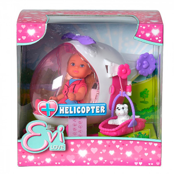 Ляльковий набір Еві "Рятівний гелікоптер" з песиком 3+ 5739469