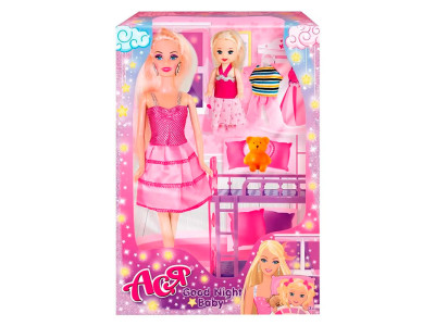 Лялька ася 28см з аксес-На добранічмаля 35095