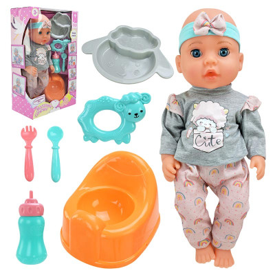 Пупс "Маленьке Сонечко" з аксесуарами їсть і пісяє PL-524-109 Пупс "Маленьке Сонечко" з аксесуарами їсть і пісяє PL-524-109