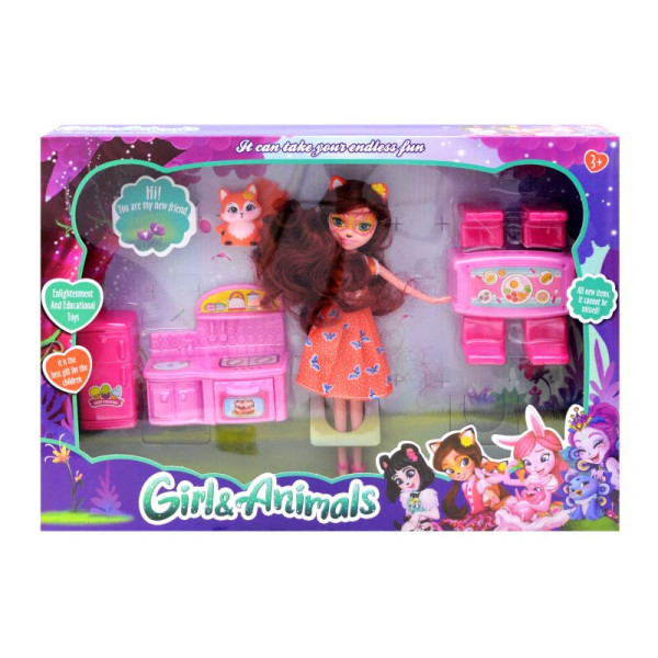 Лялька Enchantimals Енчантімалс Лисичка Фелісіті TM331-3D/4D Лялька Enchantimals Енчантімалс Лисичка Фелісіті TM331-3D/4D