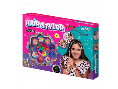 Набір для створення зачісок Danko Toys Перукар Hair Styler. Fashion з аксес HS-01-04 Набір для створення зачісок Danko Toys Перукар Hair Styler. Fashion з аксес HS-01-04