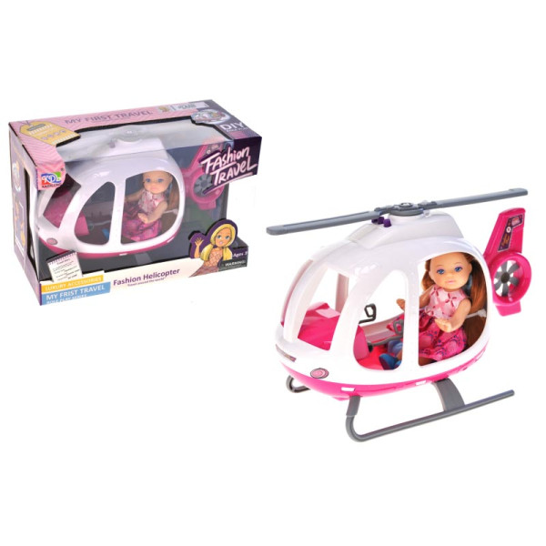 Лялька з вертольотом зі звуком і світлом K035