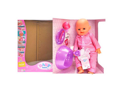 Пупс функціональний "ВВ" п"є з бутилочки горщик в коробці 80528817 Пупс функціональний "ВВ" п"є з бутилочки горщик в коробці 80528817