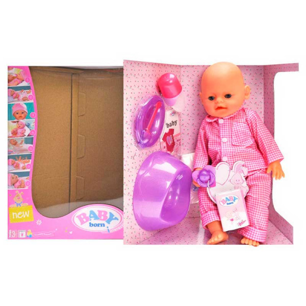 Пупс функціональний "ВВ" п"є з бутилочки горщик в коробці 80528817 Пупс функціональний "ВВ" п"є з бутилочки горщик в коробці 80528817