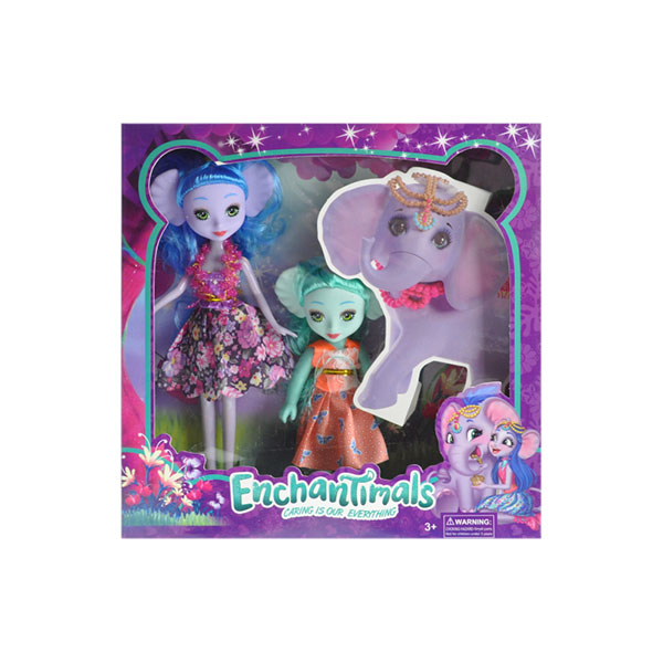Набір ляльок "Enchantimals" в коробці р.26*26*55см LK1310