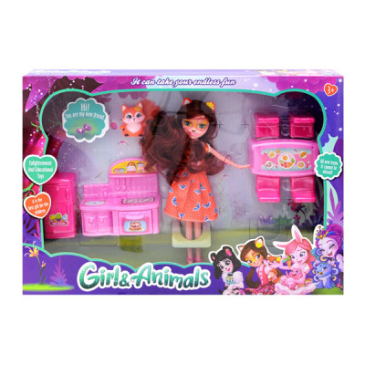 Лялька Enchantimals Енчантімалс Лисичка Фелісіті TM331-3D/4D