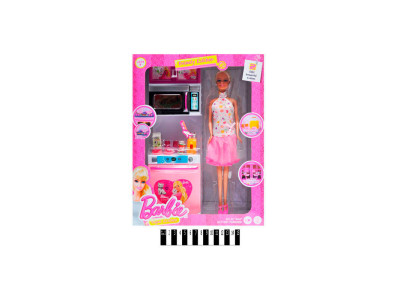 Лялька "BARBIE" з кухонним набором X221J1