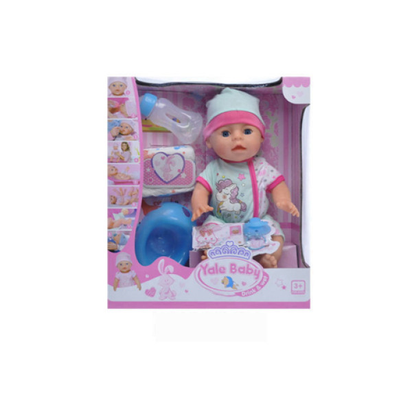 Пупс "Yale baby" інтерактивний з аксесуарами в коробці YL171219E