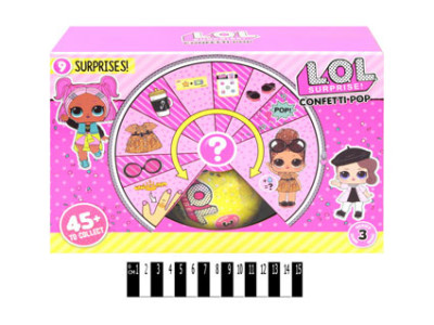 Лялька LOL CONFETTI POP у яйці-сюрпризі 24304 Лялька LOL CONFETTI POP у яйці-сюрпризі 24304