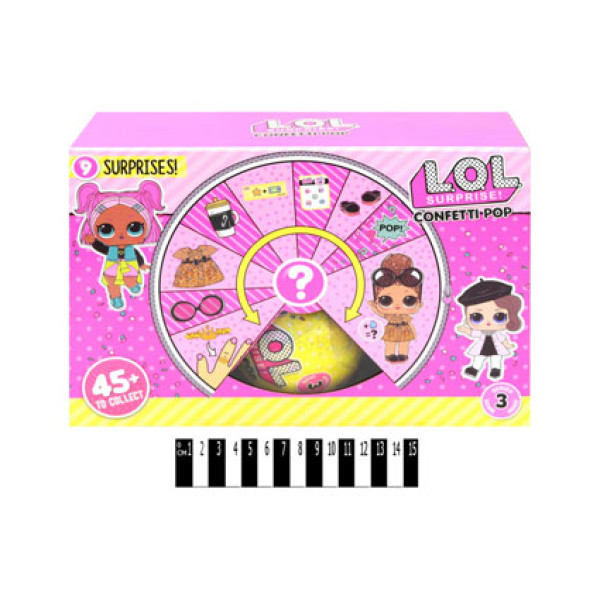 Лялька LOL CONFETTI POP у яйці-сюрпризі 24304