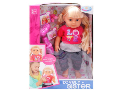 Пупс Lovely Sister з інвентарем та аксесуарами WZJ015-2