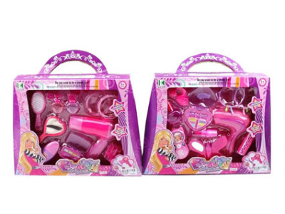 Перукарський набір: фен дзеркало гребінець сережки (2види) KZ-2493AB