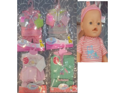 Пупс функціональний Baby Born з аксесуарами 9 функцій (4 види) 8006-445AB/407/A Пупс функціональний Baby Born з аксесуарами 9 функцій (4 види) 8006-445AB/407/A