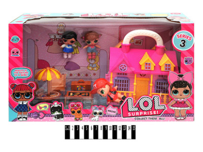 Лялька LOL c будиночком TM736B