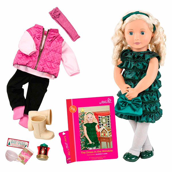 Набір Our Generation DELUXE Лялька Одрі-Енн з книжкою BD31013АТZ