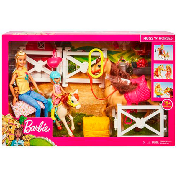 Набір Barbie "Верхова їзда та обійми" FXH15