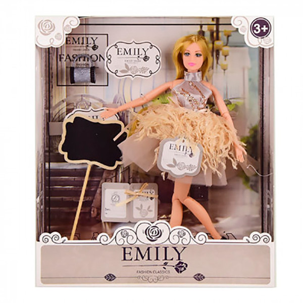 Іграшка лялька "Emily" арт. QJ090 з аксес у кор. 258*65*325 см QJ090 Іграшка лялька "Emily" арт. QJ090 з аксес у кор. 258*65*325 см QJ090
