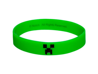 Браслет JINX Minecraft Creeper Bracelet-Medium-Green JINX 2960