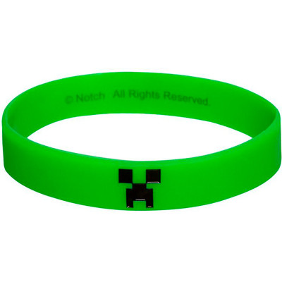 Браслет JINX Minecraft Creeper Bracelet-Medium-Green JINX 2960