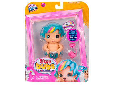 Інтерактивна лялька Мoose Little Live Bizzy Bubs Clap Baby Harper Харпер Ха 28534