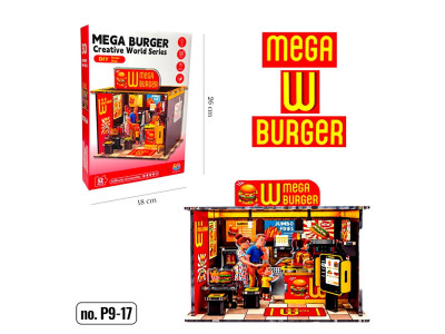 Румбокс Mega burger 52 деталі P9-17 Румбокс Mega burger 52 деталі P9-17
