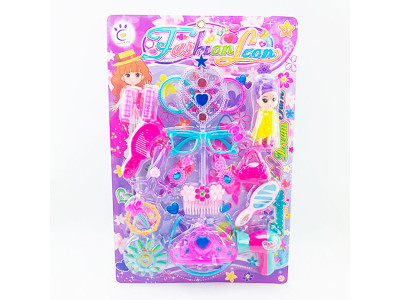 Набір для дівчинки біжутерія з лялькою Т343