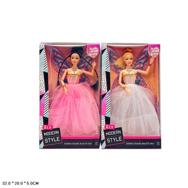 Музична лялька в святковій сукні 2 види в асортименті XX1354 Музична лялька в святковій сукні 2 види в асортименті XX1354