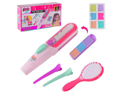 Ігровий набір стиліста праска для волосся бусини для волосся з аксесуарами MBK-388Y