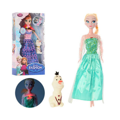 Лялька 29см сніговик 8см музика світло (2 види) 361-1 Лялька 29см сніговик 8см музика світло (2 види) 361-1