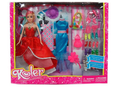 Лялька з вбранням та аксесуарами 28см A86963