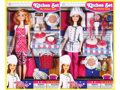 Лялька на кухні (2 види) JX100-85